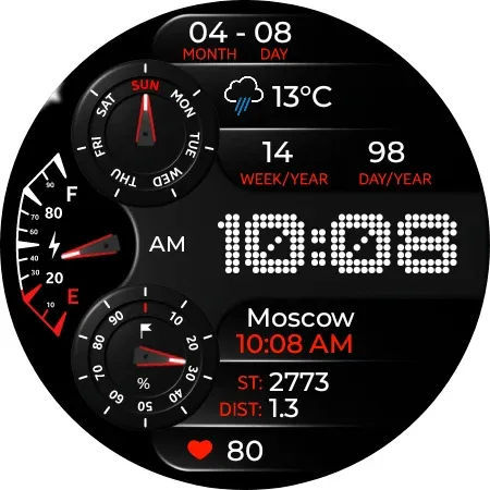Chester Evolution watch face screenshot 17