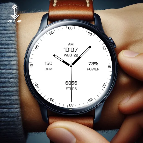 Key107 Analog Watch Face screenshot 3