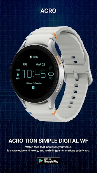 ACRO Tion simple Digital Watch screenshot 3