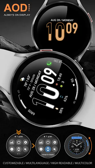 WFP 107 Hourglass watch face screenshot 4