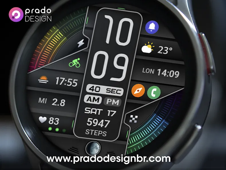 PRADO 60 Digital Watch Face screenshot 7