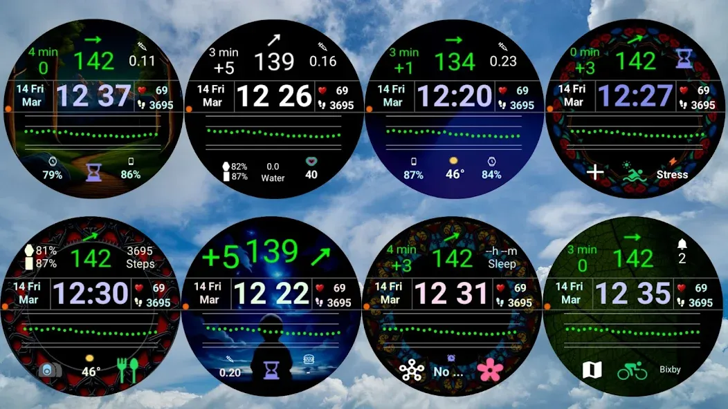 DMM14 Diabetic Watch Face screenshot 2