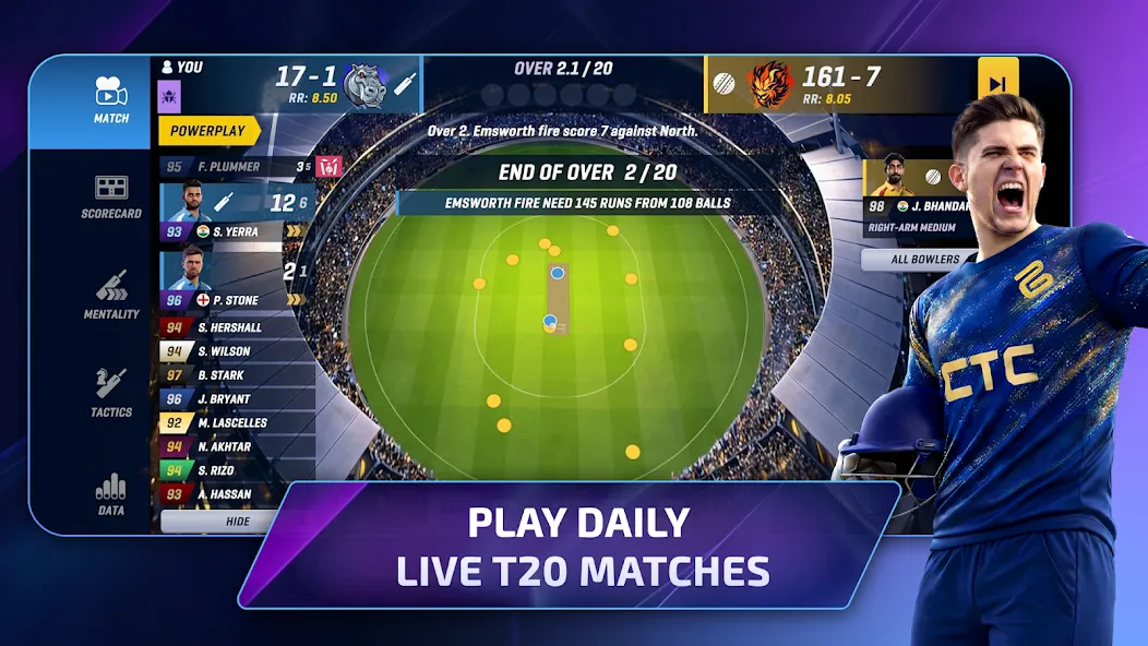 Cricket Team Coach 26 screenshot 3