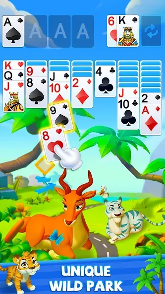 Solitaire - Wild Park screenshot 4