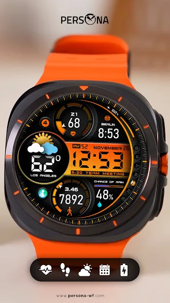 PER009 Sport Watch Face Mesa screenshot 7