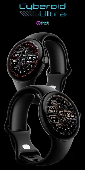 Cyberoid Ultra - watch face screenshot 6