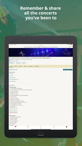 Concert Archives screenshot 17