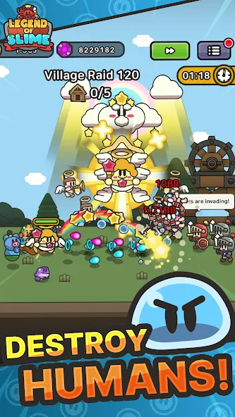 Legend of Slime: Idle RPG War screenshot 1