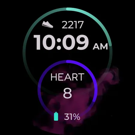 Aqua Nebula Watch Face screenshot 6