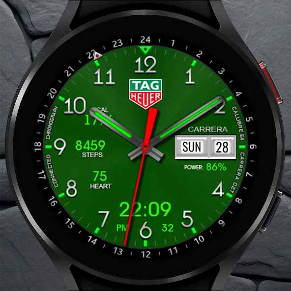 TAG CARRERA Hybrid Watch Face screenshot 5