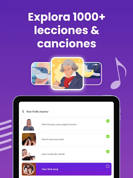 Aprende Violín - tonestro screenshot 13