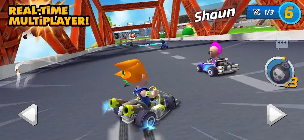 Boom Karts Multiplayer Racing screenshot 1