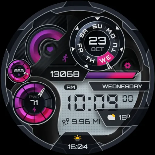 Glass Digital Watch Face screenshot 15