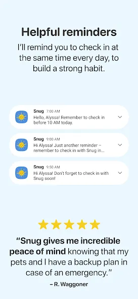 Snug Safety screenshot 4