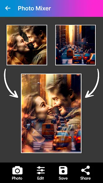 Blend Photos - Photo Blender screenshot 1