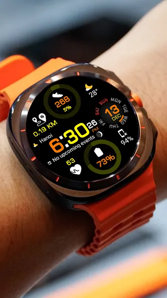 Digital Color WearOS NTV570 screenshot 3