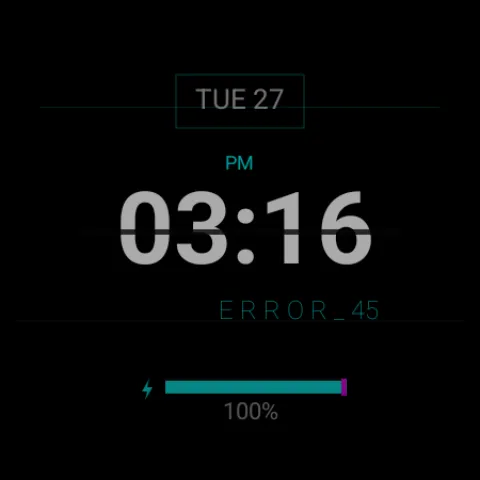 Digital Glitch - watch face screenshot 11