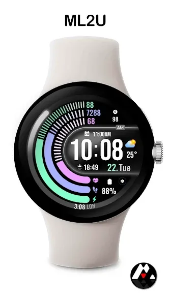 ML2U 184 Watch Face screenshot 3
