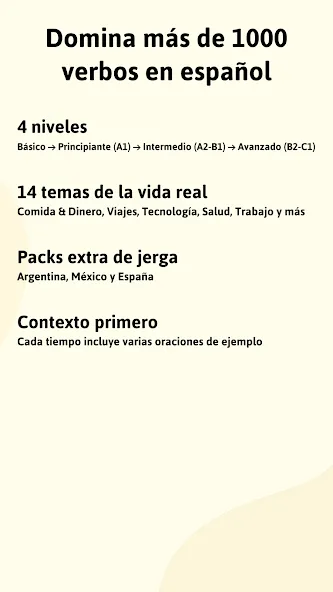 Español verbos y conjugaciones screenshot 7