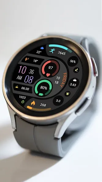 【Digital】Half Arc Widget screenshot 3