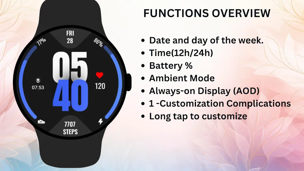 Fitness Watch Face screenshot 5