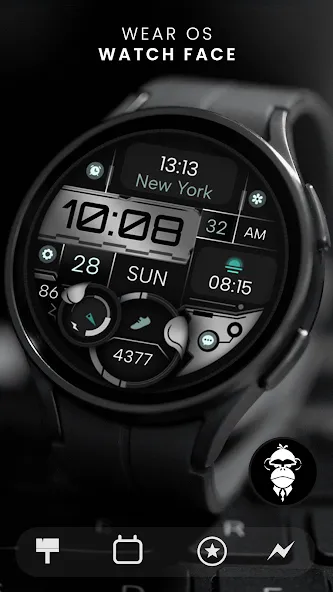 Dream 137 Digital Watch Face screenshot 1