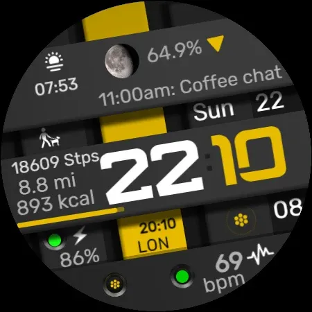 Digital Watch Face CRC042 screenshot 9