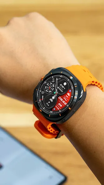 N-SPORT709 AnalogC Watch Face screenshot 2