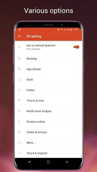 Super S9 Launcher for Galaxy S screenshot 6