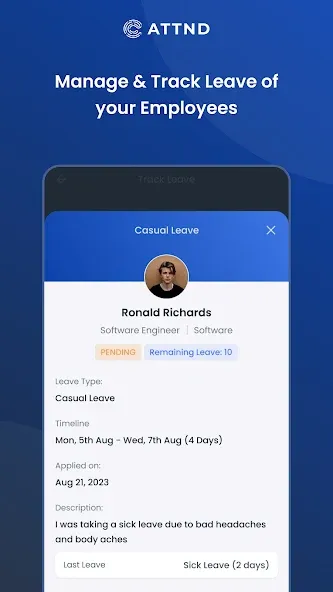 Attnd: Mobile Attendance App screenshot 6