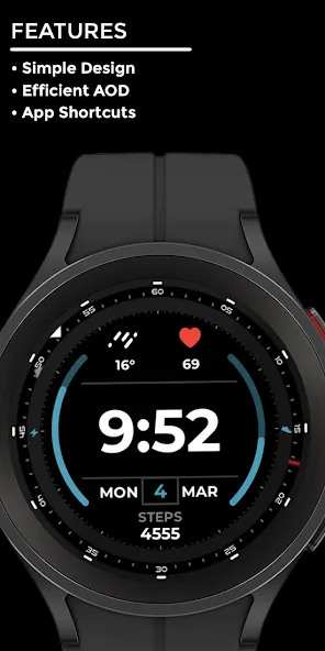 Nighty Digital 27 - watch face screenshot 2