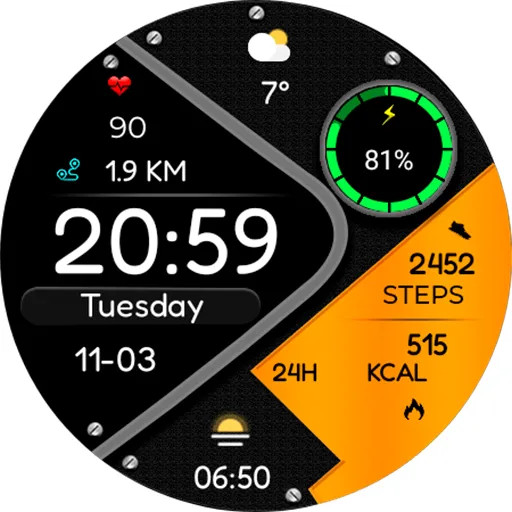 WHISPER HOLDINGS Watch Face screenshot 9