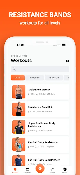 Resistance Band Training App screenshot 3