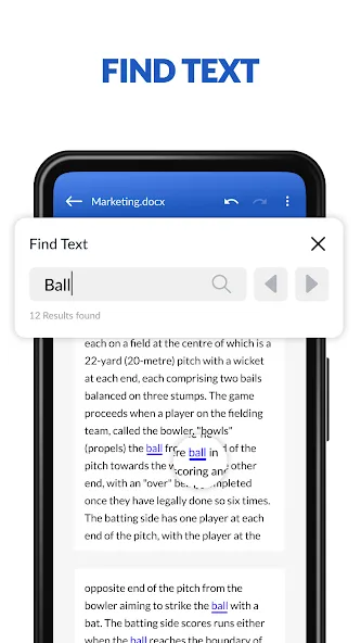 DOCX Editor: PDF, DOC, XLSX screenshot 4
