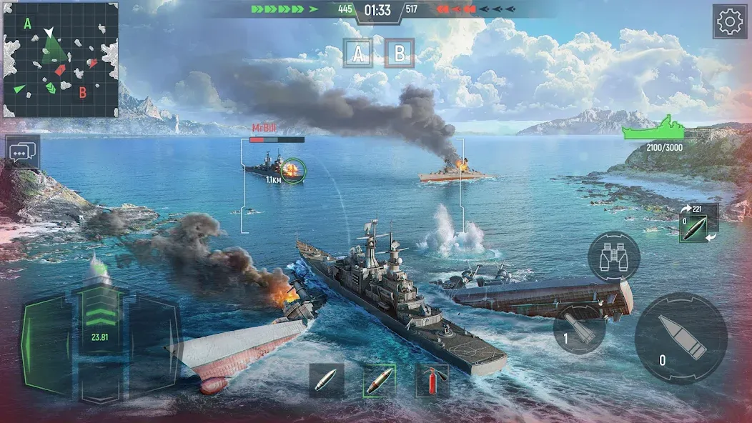 Force of Warships: Schiffe screenshot 3