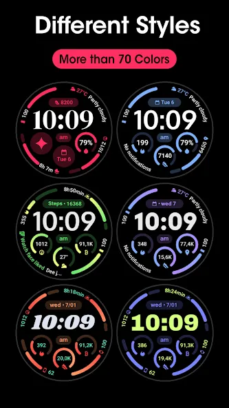 MDS08 Digital Watch Face screenshot 6