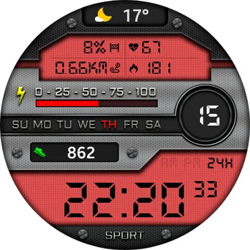 Digital Dadan Watch Face screenshot 14