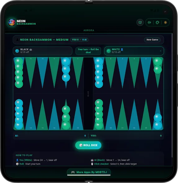Neon Backgammon Master Offline screenshot 15