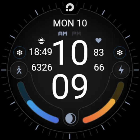 PRIME 033 Hybrid Watch Face screenshot 11