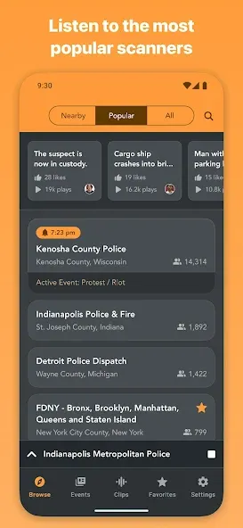 Scanner Radio - Police Scanner screenshot 4