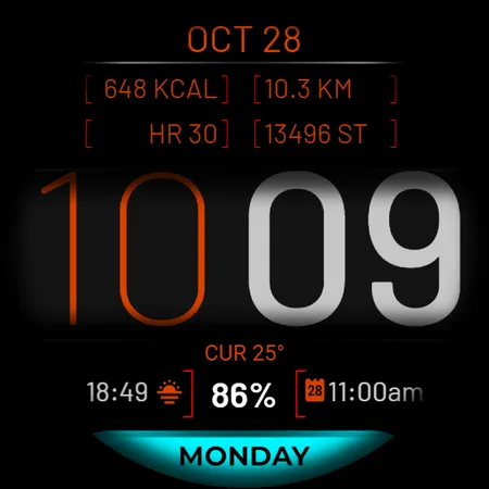 Watch Face H11 screenshot 8