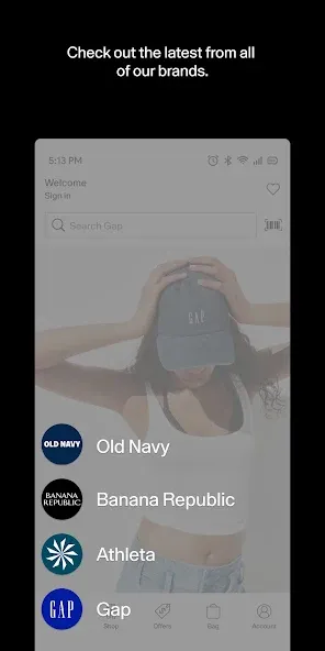 Gap screenshot 3