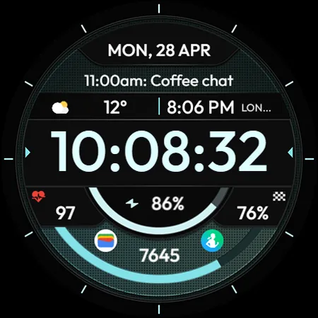 TVV Workout 4 Watch Face screenshot 10