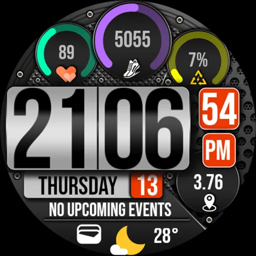 Digital Watch Face MB365 screenshot 22
