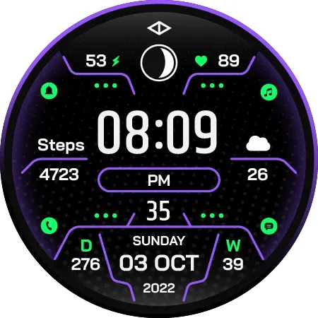 Elysium: Digital Watch Face screenshot 20