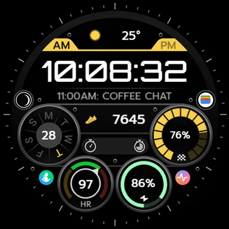 TVV Workout 6 Watch Face screenshot 11