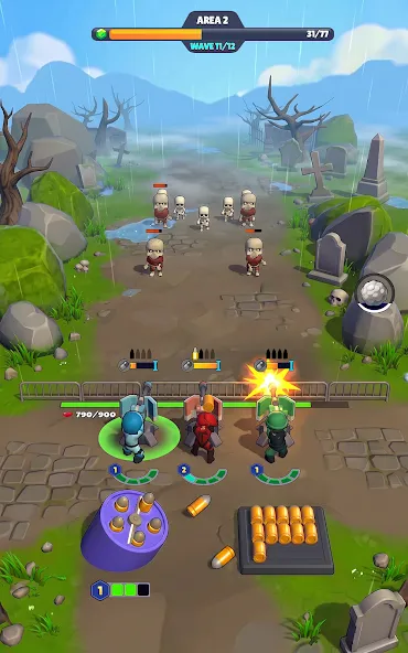Bullet Heroes: TD RPG Shooter screenshot 8