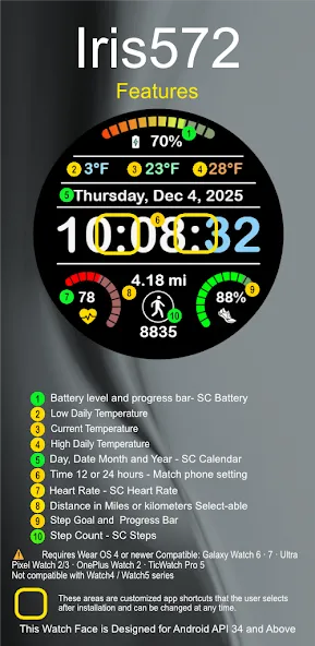 Iris572 Multi-Function Watch screenshot 6