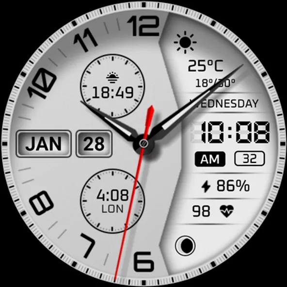 Watch face 10h08.com #114 screenshot 26