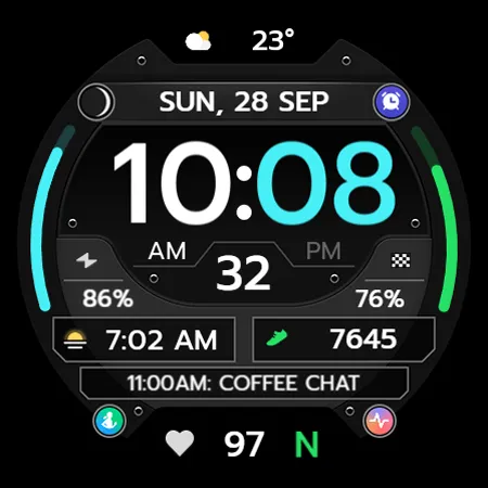 TVV Sport 10 Watch Face screenshot 8